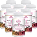1500mg Liposomal Active Hexose Korálové dodatek, 960 Soft Gels Beta-Glukans s přírodním Houbovým extraktem, imunitní systém, funkce jater, udržovat T- buněk a Killer buněčné aktivity