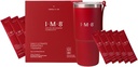 IM8 Beckham Stack Set, Longevity NAD dodatek & Essentials All-in-One Multivitamin dodatek Powder, pro Anti Aging & CelkovýmWellness (30 Služeb, Beckham Stack - Travel Set)