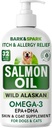 BARK & SPARK Salmon Oil for Dogs & Cats - Přírodní Omega-3 Fish Oil for Dogs - Kožní a coat Supplement pro zvířata v zájmovém chovu - EPA + DHA mastné kyseliny pro společnou funkci, imunitní a srdeční zdraví 32- z