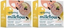 UpSpring Milkflow Imunitary Support Kojení Dodatek Drink Mix Fenugreek- Free, Moringa current 124; Elderberry Lemonade Flavor current 124; Kojení dodatek k podpoře prsu Mléko Dodávka 124; 2 Pack