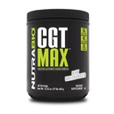 NutraBio CGT-MAX Powder-Creatine, glutamin a Taurin na podporu svalové obnovy a síly - 40 Služeb - Neochucené
