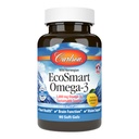Carlson - EcoSmart Omega33, Udržitelný zdroj, Promotes Heart, Brain, Vision & Joint Health, Lemon, 90 měkkých gelů