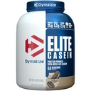 Dymatizovat Elite Kasein Protein Powder, Cookies & Cream, 100% Micellar Casein, 25g Protein, 5.4g BCAA, 2.3g Leucin, Pomalé absorbování pro přes noc Muscle Recovery, 4 LB (53 Servings)