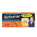Vitamin C 1000mg (na porci) - Airborne Zesty Orange Effervescent Tablety (36 počítat v krabici), gluten- Free Imunitary Support Supplement a High in Antioxidants