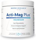 Biotika Výzkum Active-Mag Plus ™ Vysoce biologicky dostupné Práškový 400mg Magnesium Formule, 5g / Serving, Optimalizuje Stress Response, Promotes Relaxation, Zdravé energetické hladiny, Svalový Comfort 7 Oz