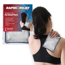 Rapid Relief Reusable Hot or Cold Gel Bead Pack for Pain Relief and Injury