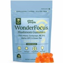 Plant Lidé WonderFocus houbové žampiony Mini s Lví hříva & Cordyceps Nootropní Mozek dodatek zvyšuje paměť zaměření energie a mood u dospělých No cukr 100% Vegan Citrus Flavor Zkušební velikost