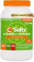 C- Soli vitamin C prášek dodatek - 100% čisté vysoké dávky pufrované vitamín C prášek pro imunitní podporu - Organic, Sugar- Free, Vegan, Non- GMO, Stomach- Friendly, Original 8 oz
