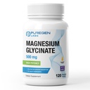 Magnesium- glycinát 500 mg [vysoká potence] 120 Veggie Caps, Chelated for Superior Absorpce 124; No Harmful Additives CLAS124; Non- GMO, NO Gluten and Dairy, Podporuje svaly, klouby a srdce Health-Made in USA
