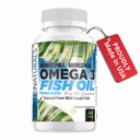 Omega 3 Fish Oil 2000mg HIGH Potency 800mg EPA DHA 600mg BURPLASS dodatek non GMO Omega 3 mastné kyseliny doplňky HIGH DOSE Rybí olej pro psy Kočky lidé vyrobené v USA