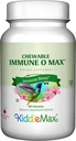 Maxi Health Chewable Imunitary Support Booster Blend, Vitamin C, Elderberry, Zinek, Epicor, Glutathione - Imuno- O- Max - Žvýkací vitaminy pro děti a dospělé - 60 Cherry ochucené žvýkací tablety