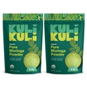 Kuli Kuli Moringa Oleifera Organic Leaf Powder & Green Smoothie, 100% čisté USDA Certified & Non-GMO Moringa Powder, Great with Smoothies, Tea, and Food, 2 Pack