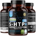 N1N Premium 5-HTP 200mg plus vápník, vyrobený z Griffonia Seed Extract, non GMO a gluten zdarma, 120 Caps