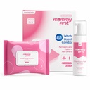 Mommy First® Probiotic Witch Hazel Postpartum Foam & Perineal Cooling Liners – Alcohol-Free Postpartum & Perianal Soothing Care – 24 Full-Length Liners + 5oz Foam