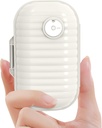 Travel Pill Organizer, 7 Day Přenosný Pouzdro na Pill, Malý Pouzdro pro Kapesní Purse Portable Medicine Vitamin Container (Pearl White, 1 balení)