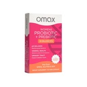 Omax Health Prebiotics and Probiotics Complex for Women, pH Balance, Vag Health, Urinary Tract, Yeast & BV Prevention, Lactobacillus & Bifidobacterium PHAR124; Vegan, Organic, Gluten Free PHAR124; 30 Vege- Kapsle