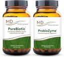 MD Prescriptives PureBiotic and ProbioZyme Bundle - Digestive & Gut Health Supplement - 60 Kapsle / 90 Kapsle