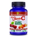POTRAVINÁŘSKÝ POHYB CO. 100% Plant- based vitamin C 60 Kapsle 125mg - Dospělí Imunitní systém Antioxidant Support Dietní dodatek - All Food Vegan doplňky od Organic Non- GMO gluten- Free Fruits