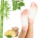 Lymfatické odsávání Ginger Foot Pads 50 Pads - Ginger Oil Foot Patches Deep Cleansing Sleep Aids Relieve Stress and Fatigue Zlepšit kvalitu spánku