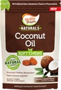 Zdravé pokrmy Naturals, Coconut Oil Měkké Chews, Promotes Zdravý metabolismus, Pomáhá kontrolovat appetit, Delicious Coconut Caramel Flavor, 30 Počet