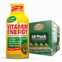 Vitamin Energy B12 11,000% Extra Síla Energy Shot Mango 48 Pack, 260mg přírodní kofein, B12 & B6, nootropic Focus, Vitalita, Nulový cukr, gluten- Free, Vegan, Kosher, 1.93 fl oz