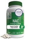 Zdraví Thru Nutrition NAC N- Acetyl- Cysteine 600mg 120 Kapsle 124; Vegan Certified Capsule 124; The Purest NAC Supplementary Capsule 124; Podporuje zdravé funkce plic jater a celulární zdraví 124; Non- GMO Soy & gluten zdarma