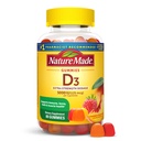 Nature Made Vitamin D3 5000 IU per Serving Gummies Extra Strength, Kostní a imunitní podpora zdraví, 80 Vitamin D Gummies pro dospělé, 40 Day Supply
