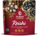 Reishi Powder - Organické houby Extract Powder - Houbové doplňky pro imunitní podporu, Stress Relief, Lepší spánek 60g