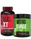 Jacked Factory Pre Workout Stack - N.O XT Nitric Oxide Booster & NITROSURGE High Energy Pre Workout Palivo