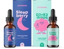 JoySpring Vitamin D3 K2 pro děti může podporovat zdravý imunitní systém Vitamin D pro děti a tekutý melatonin pro děti Podpora spánku