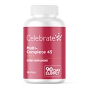 Oslavte Vitamíny Multi- Complete, 45 mg železa - Denní Bariatric Multivitamin pro Sleeve Gastrektomie a Gastric Bypass Chirurgie Pacienti - Essential Vitamíny & Minerály (180 Kapsle)