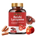 Lycopene Kapsle - Lycopene Dodatek 200mg s Reishi Houba 200mg, Přírodní Tomato Extract Houba Kapsle pro imunitní podporu - Gluten- Free, Non- GMO