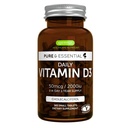 Igennus Daily Vitamin D3 2000iu, 50 mcg, Clean Label, 365 Small Tablet, 1Year Supply, Vegetarian Cholekalciferol vitamin D