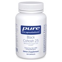 Čisté Encapsulations Black Cohosh 2.5 CLASSI124; Hypoalergenní dodatek k nabídce podpory během Menopauze * CLASSI124; 120 Kapsle