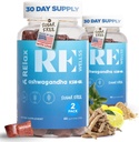 Ashwagandha & Vitamin D Gummies PHAR124; Dietní doplňky CARL 124; KSM 66 Ashwagandha for Stress Support 300mg PHARD 124; L-Theanine Lemon Balm PHAR124; Natural Herbal Non- GMO Sugar Free Gluten & Gelatin Free Gluten 124; 2 Pack