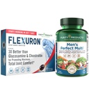 Čistota Výrobky Bundle - Men 's Perfect Multi + Flexuron Joint Formule Men' s Multi Podporuje zdravou vitalitu, Energie + Více - Flexuron - 3X Lepší než Glucosamine & Chondroitin - 30 Day Supply