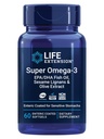 Life Extension Super Omega33 EPA / DHA Fish Oil, Sezame Lignans & Olive Extract - Heart Health, Brain Health, Inflagration Health Support, Gluten- Free, Enteric- Coated, Non- GMO, 60 Softgels