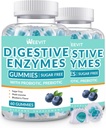 Stravovací Enzymy Žvýkací Enzymy pro ženy a muže s Probiotika & Prebiotika Blend, Cukr zdarma 124; Vegan