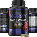 Nadržená kozí tráva Extra síla - 120 Kapsle w. Maca, L- Arginin, Ginseng - Boost Touha, Výkon, Stamina, Energie, Non- GMO Formule, 120 Kapsle