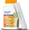 Equate Fiber Therapy 500mg Supplement, 100 Počet, 7 denní Pořadatel pilulek - 1 balení