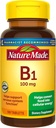 Nature Made Vitamin B1 100 mg, Dietní dodatek pro podporu metabolismu energie, 100 Tabletss, 100 denní dodávky.