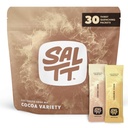 SALTT Electrolytes Powder Packets, Cocoa Variety Pack (30 Packets) - hořčík, draslík, sodík, stopové minerály - Vegan, cukr zdarma, gluten zdarma - Cestování Essentials - Made in USA