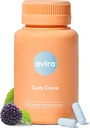Ovira Curb pečivo doplňky - Obsahuje CHRONOBLOCK, Energetické podpůrné kapsle, Nutriční doplňky pro muže a ženy, Chromium- 100mg