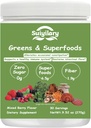 Zelené Superfoods Powder for Digestive Health, Sugar Free Super Green Powder, Spirulina, Chlorella for Bloating & Gut Support, Daily Support for Women, 30 Servings, Mixd Berry