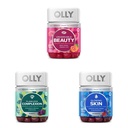 OLLY Nepopíratelné Krása Gummy, 60 Počet & Bezchybný Complexion Gummy, jasné a zdravé pokožky podpora - 50 Počet (balení po 1) & Glowing Skin Gummy, 25 Day Supply (50 Počet)