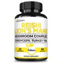 Satoomi Reishi Supplement Complex 5000Mg - 10in1