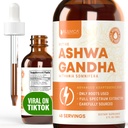 Rejuvica Health Active Ashwagandha - Advanced Liquid Supplement - Witania Somnifera Extract - Ashwagandha Roots Only - Přirozeně Occurring Witanolides