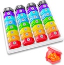 Monthly Pill Organizer 1- Time a- Day: 30 Day Pill Organizátor s etiketami, Přenosný Měsíční Pill Box, Měsíční Pill Držák na vitamín, medicína, Rybí olej, doplňky