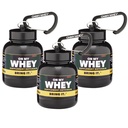 OnMyWhey - Protein Powder and Supplement Funnel Keychain, Přenosný to- Container pro posilovnu, cvičení, Fitness, a cestování - TSA schváleno, Classic 3-Pack
