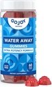 Gojoy Water Away Gummies - Přírodní diuretická podpora zadržování a hydratace vody Balance - Bylinný vzorec s pampeliškou - 60 Vegan Gummies
